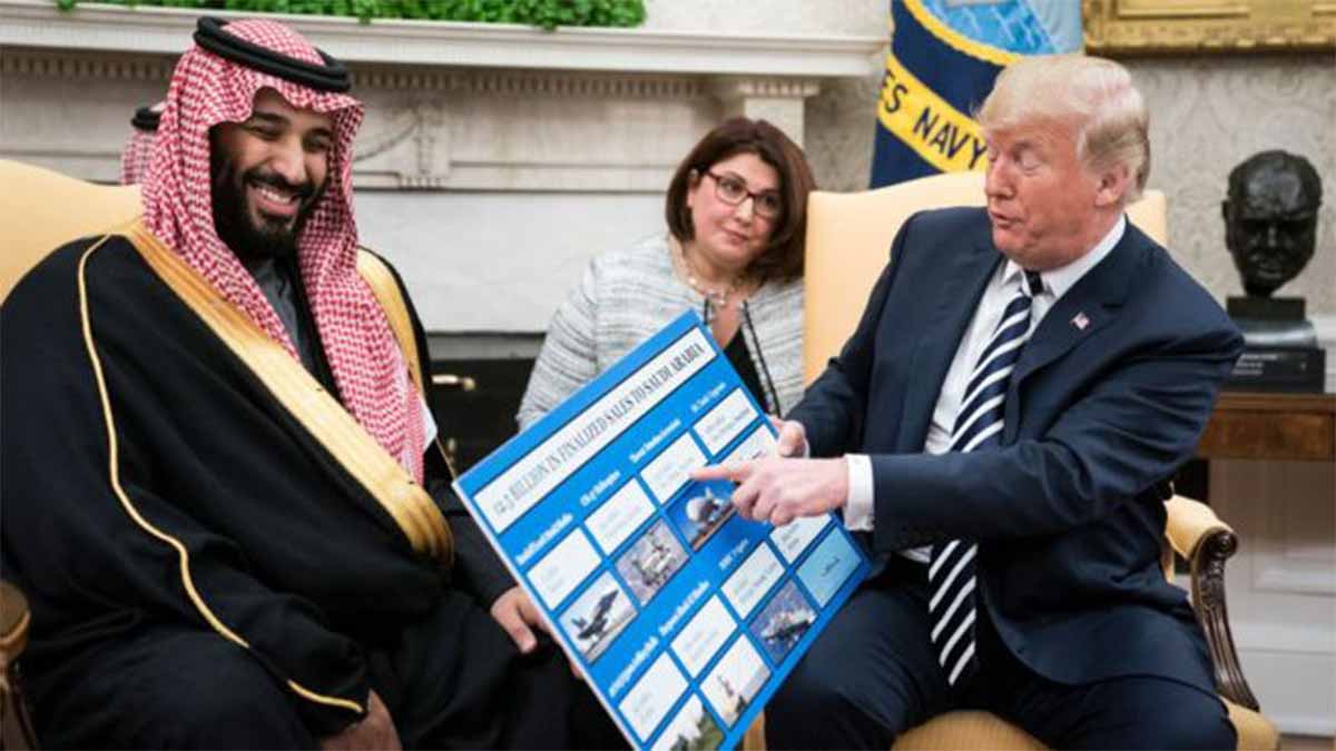 Gunakan Hak Veto, Trump Blokir Penjualan Senjata ke Arab Saudi