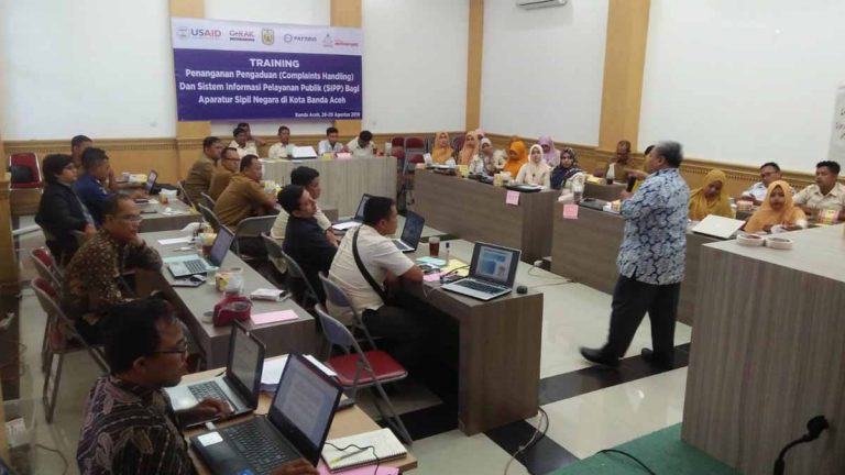GeRAK Aceh Latih ASN untuk Pengelolaan SP4N Lapor di Banda Aceh