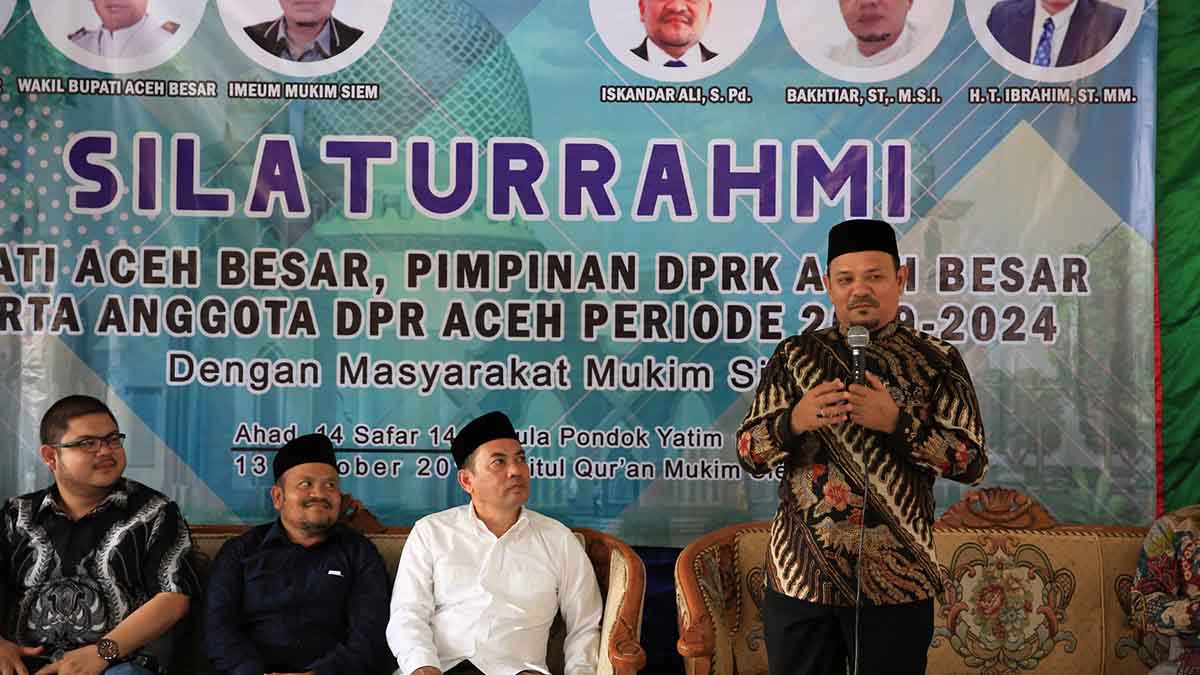 Silaturahmi Masyarakat Mukim Siem Bersama Bupati Aceh Besar