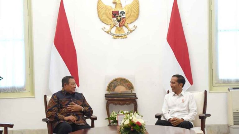 Presiden Jokowi Bertemu SBY di Istana