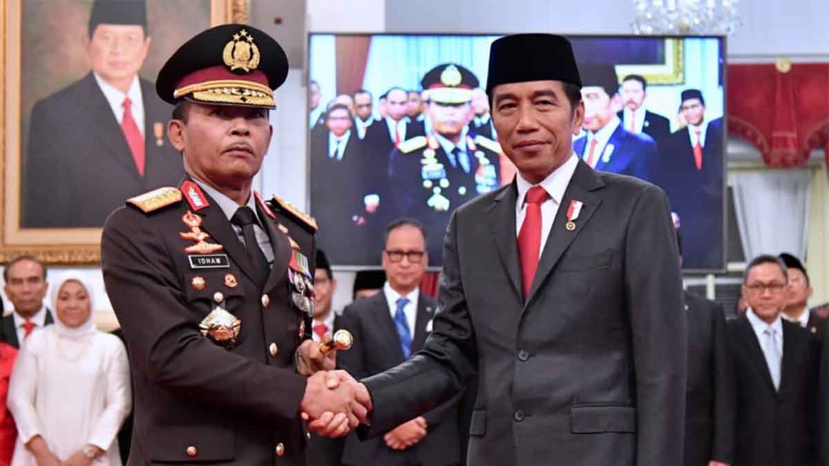 Presiden Jokowi Lantik Idham Azis Sebagai Kapolri