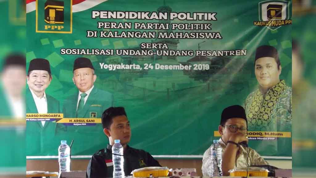 Perjuangkan Kaum Santri, Kaukus Muda PPP Gelar Sosialisasi UU Pesantren di Yogyakarta