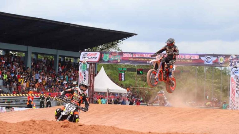 Diikuti 7 Negara, Internasional Supermoto Cup Sukses Digelar di Muba