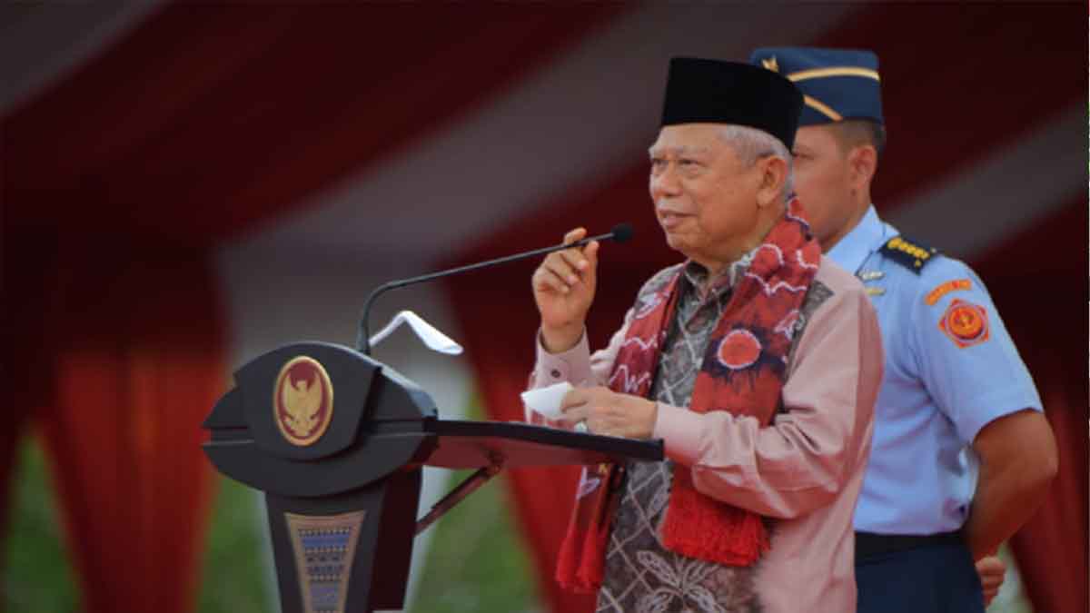 Ma'ruf Amin Hadiri Puncak HKSN 2019, Inilah Tanggapannya