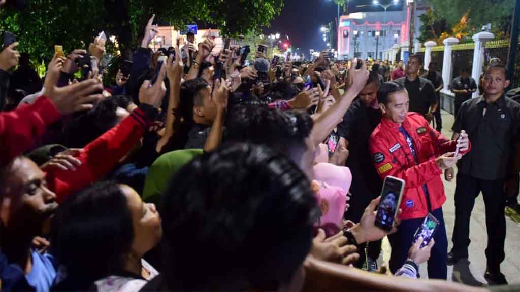 Presiden Jokowi Lewatkan Malam Pergantian Tahun di Titik 0 KM Jogja