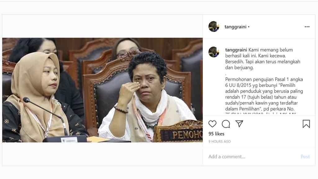 Pengujian UU Pilkada Ditolak MK, Perludem: MK Mendukung Perkawinan Usia Anak