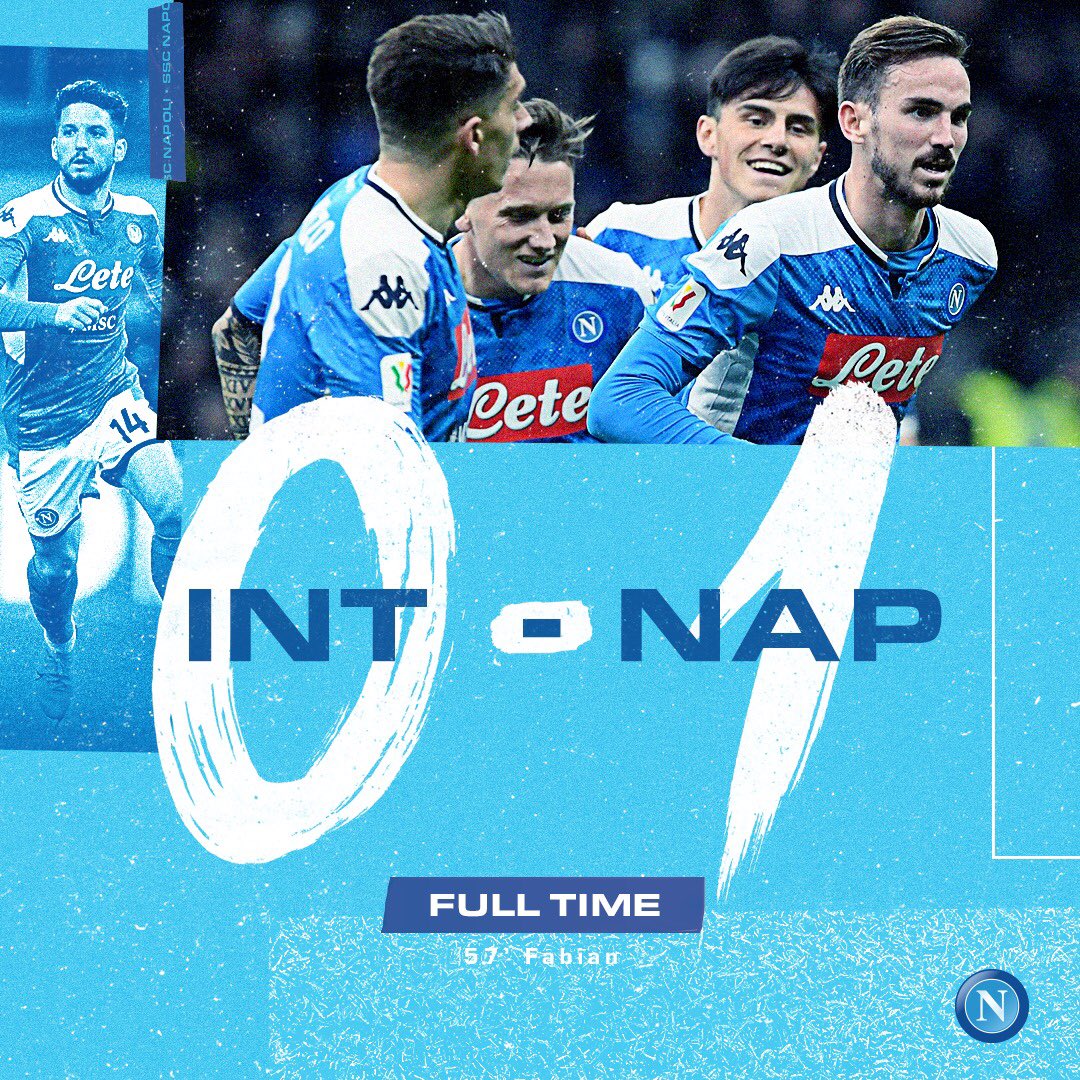 Coppa Italia: Napoli Taklukkan Inter di Giuseppe Meazza