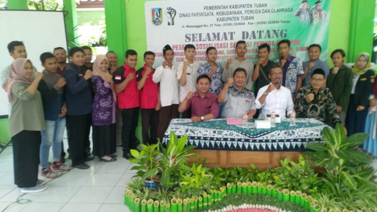 Disparbudpora Tuban Gelar Sosialisasi Seleksi Pemuda Pelopor Tahun 2020