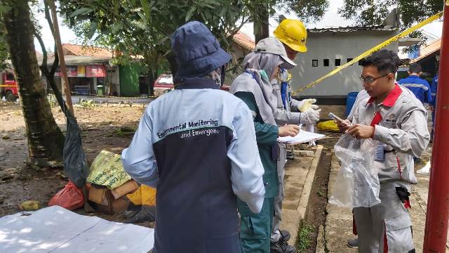 Hari Ke 16 Clean Up, Hasilkan 638 Drum Tanah dan Vegetasi