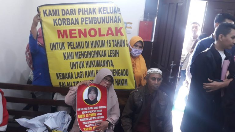 Keluarga Korban Tidak Terima Pelaku Pembunuhan di Caffe Penjara Dijerat 15 Tahun Penjara