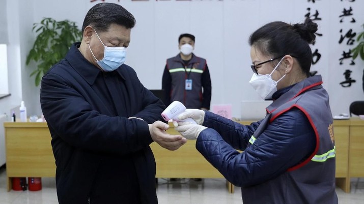 Xi Jin Ping Lakukan Kunjungan Pertama Kali Sejak Epidemi di Wuhan