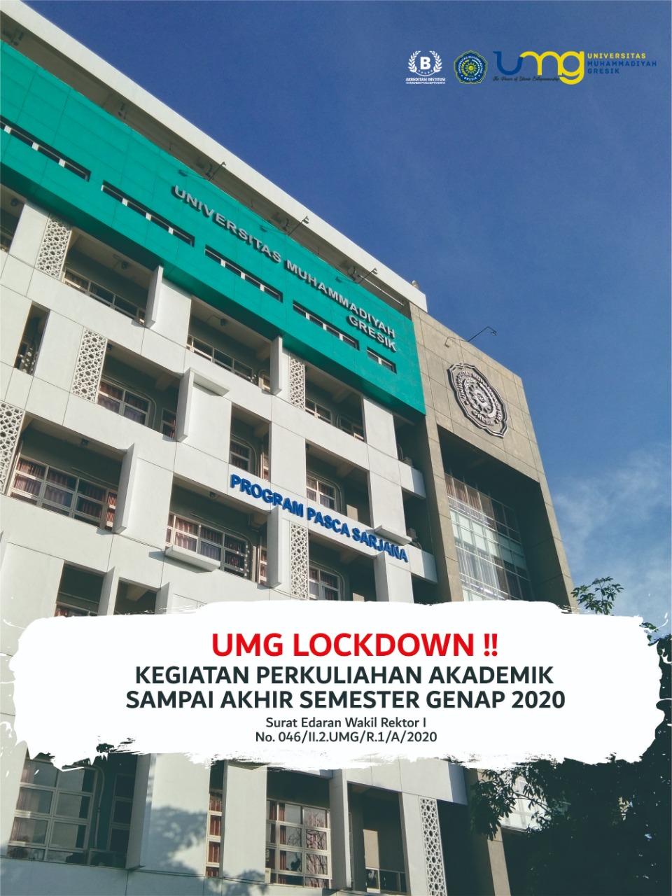 Universitas Muhammadiyah Gresik Perpanjang Kuliah Daring