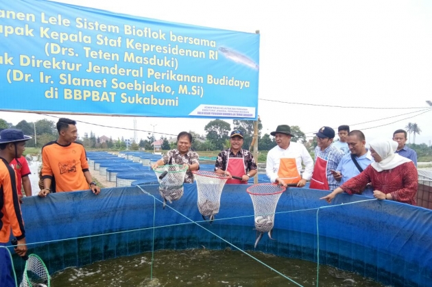 Direktur Jenderal Perikanan Budidaya Kementerian Kelautan dan Perikanan (KKP), Slamet Soebjakto