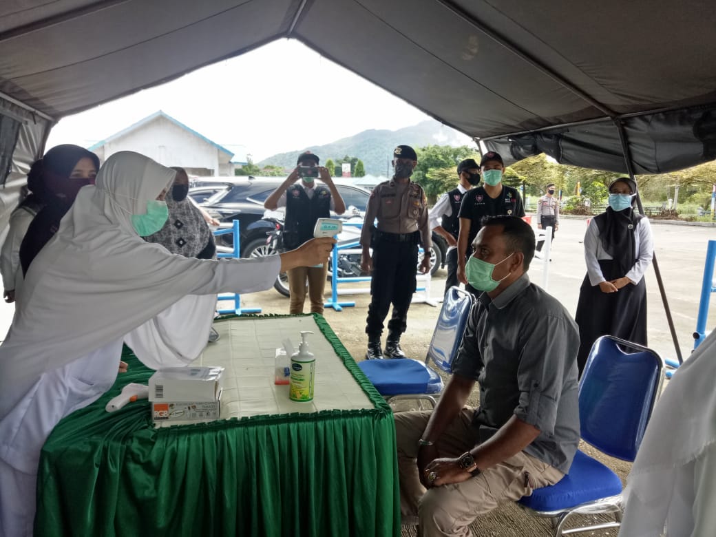 Dinkes Aceh Besar Pantau Posko Perbatasan