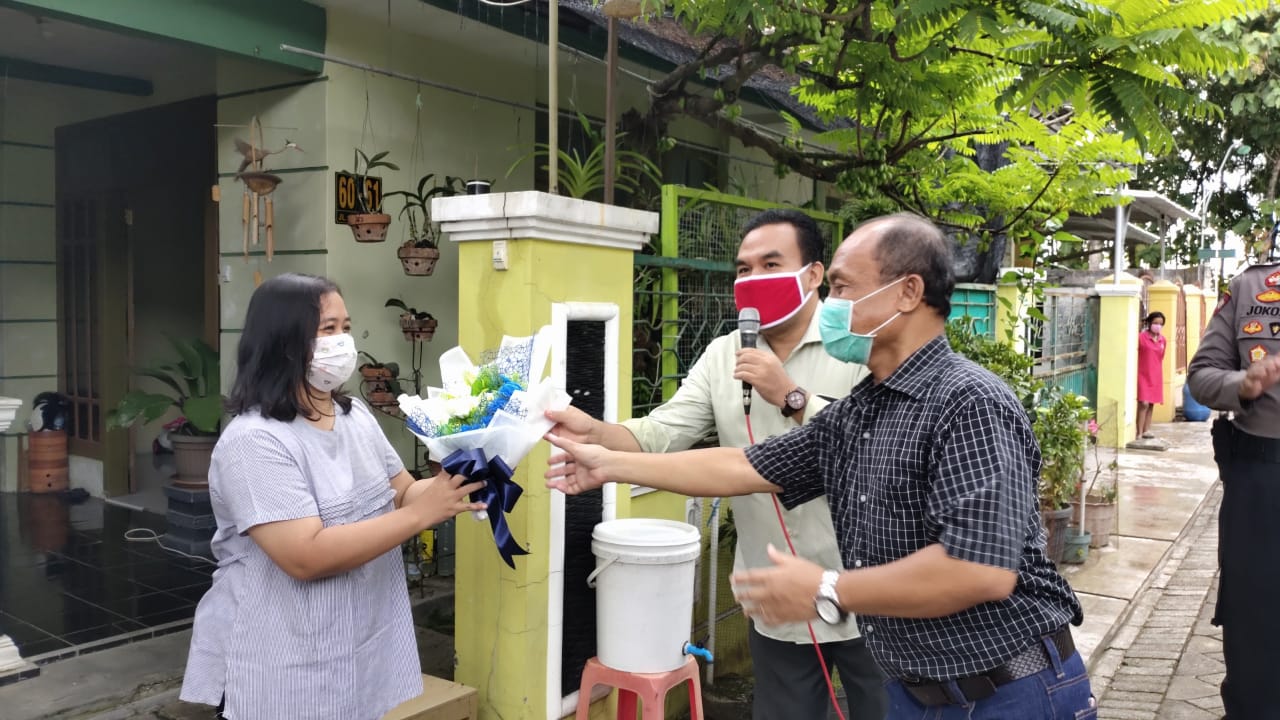 Wakil Bupati Blora Kunjungi Pasien COVID-19 yang Dinyatakan Sembuh