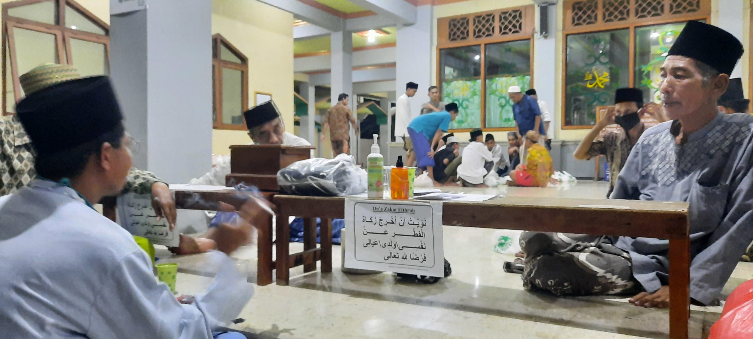 Meski PSBB, Perolehan Zakat Fitrah di Masjid Kiai Gede Bungah Tidak Jauh Berbeda dengan Tahun Sebelumnya