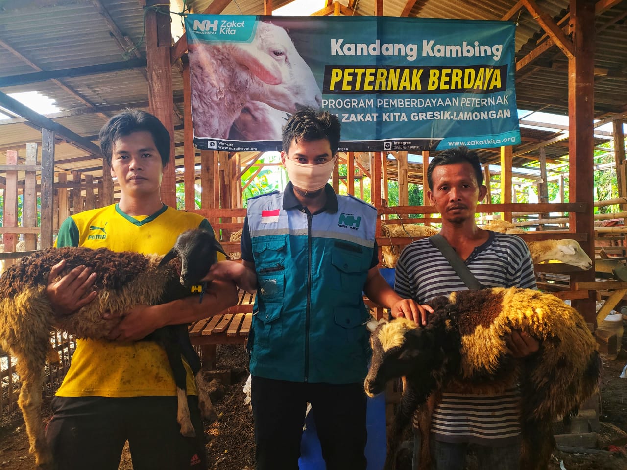 Bantu Ekonomi Warga di Tengah Pandemi Covid-19, Laznas NH Ajak Ternak Kambing