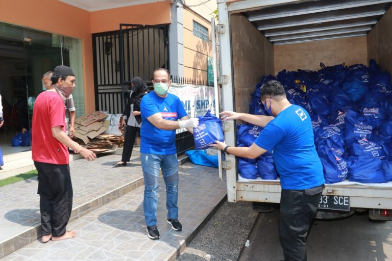 Warga Berharap Kegiatan Partai Demokrat Berbagi Terus Berlanjut