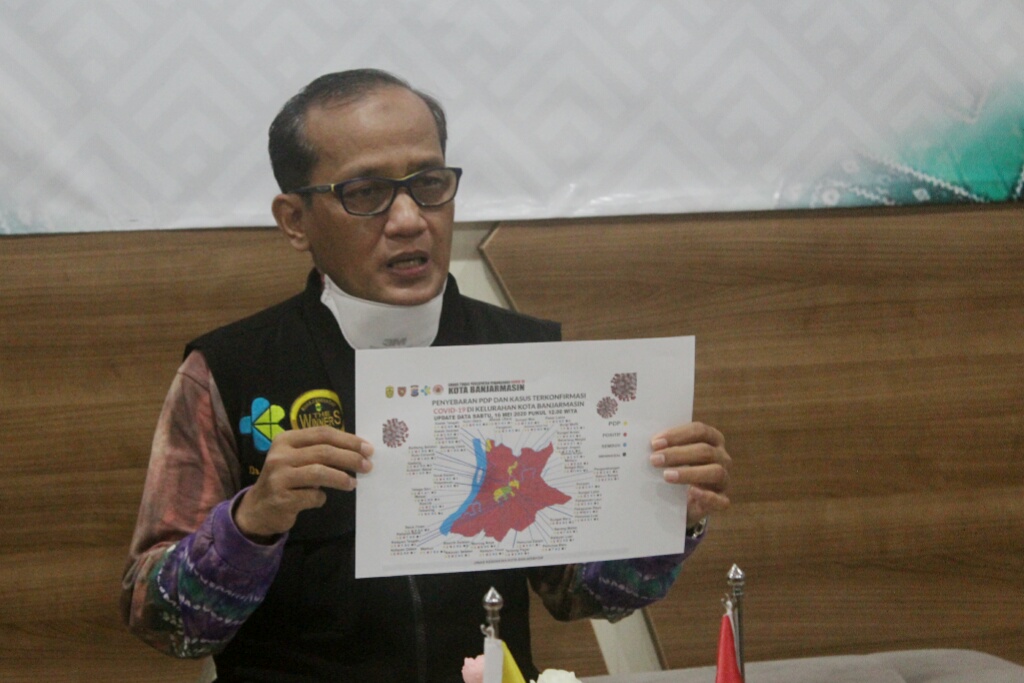 Hampir 75 Persen Kelurahan di Banjarmasin Terpapar Covid-19