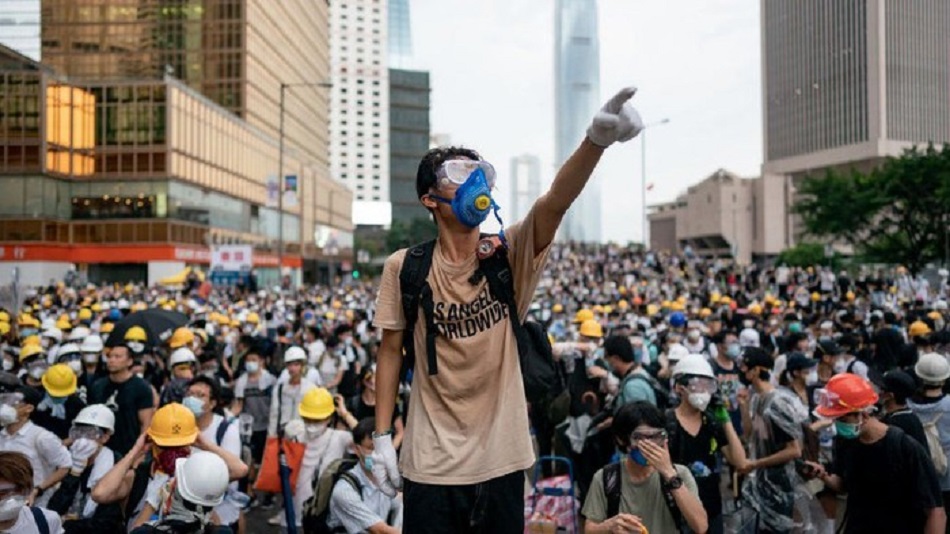 Kepolisian Hong Kong Amankan Pendemo RUU Lagu Kebangsaan