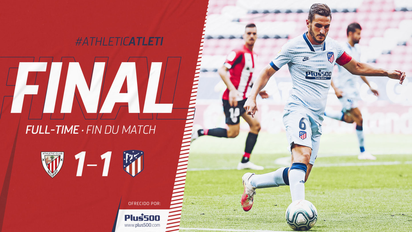 Atletic Bilbao Kontra Athletico Madrid Berakhir Seri 1-1