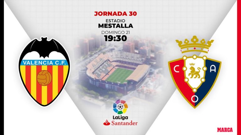 Live Streaming Valencia vs Osasuna, Kick off 00.30