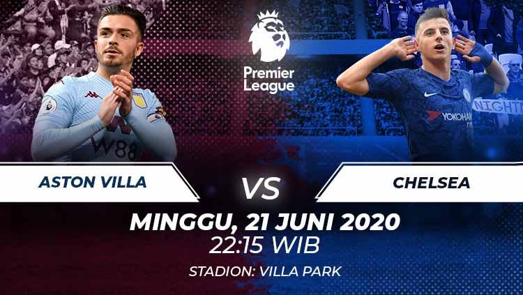 Link Live Streaming Aston Villa vs Chelsea, Malam Ini