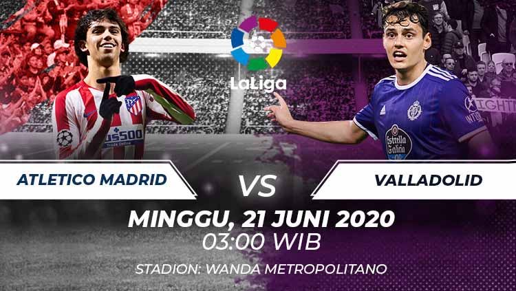 Live Streaming Atletico Madrid vs Real Valladolid, Minggu 21 Juni 2020