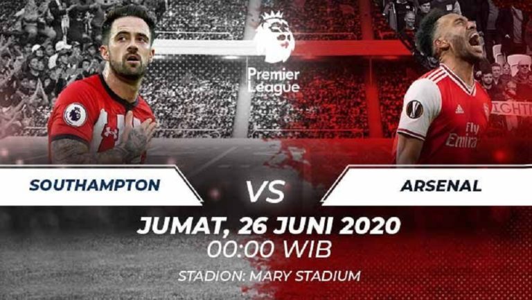 Live Streaming Southampton vs Arsenal, Jumat 25 Juni 2020