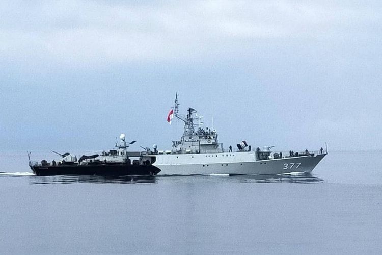 TNI AL dan Tentara Laut Malaysia Gelar Patroli Bersama di Selat Malaka
