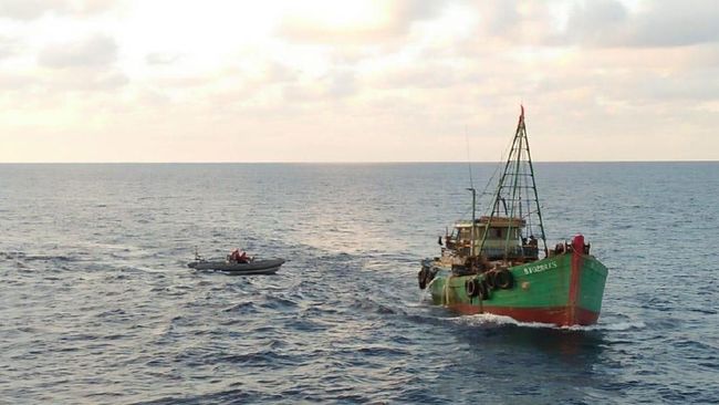 Dua Kapal Ilegal Vietnam Ditangkap KKP di Perairan Natuna