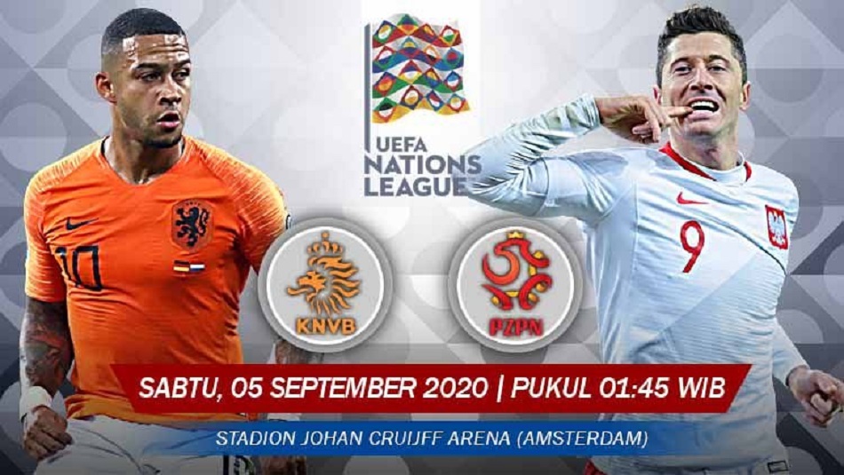 Live Streaming UEFA Nations League: Belanda vs Polandia