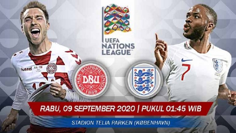 Live Streaming UEFA Nations Legaue: Denmark vs Inggris