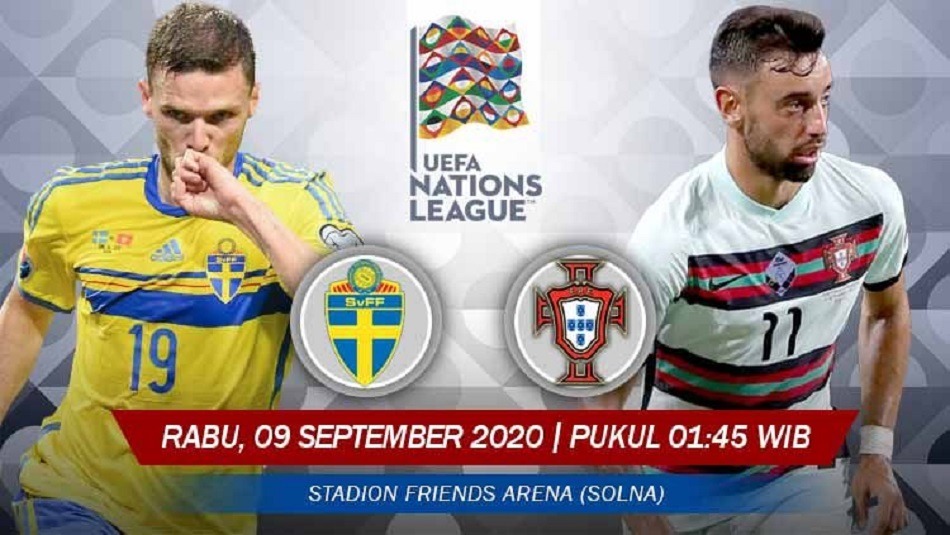 Live Streaming UEFA Nations League: Swedia vs Portugal