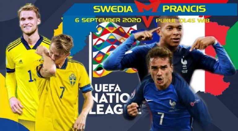 Live Streaming UEFA Nations League: Swedia vs Prancis