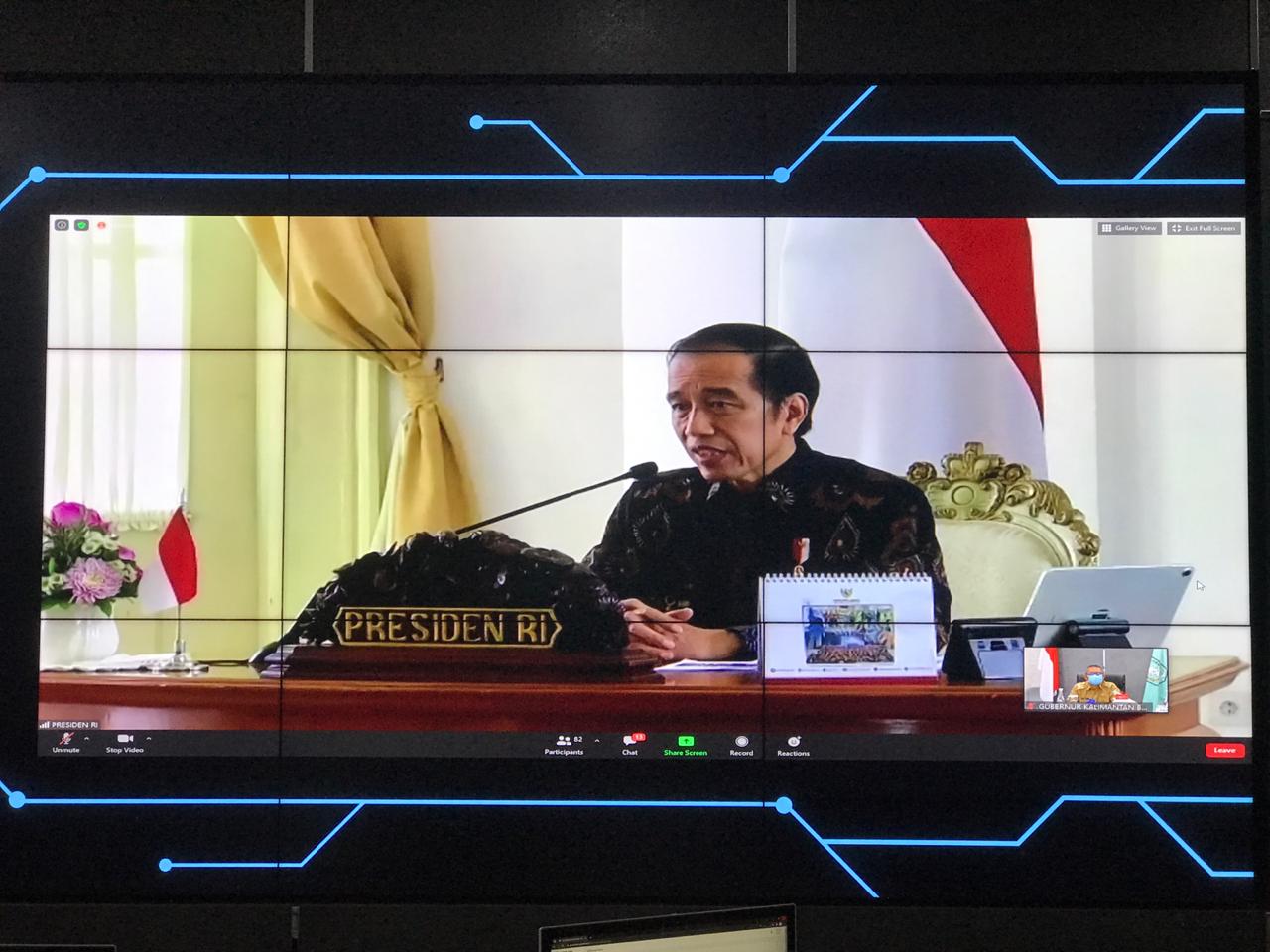 Gelar Rapat Terbatas Dengan Para Gubernur, Jokowi Minta Cermati Angka Kasus Corona
