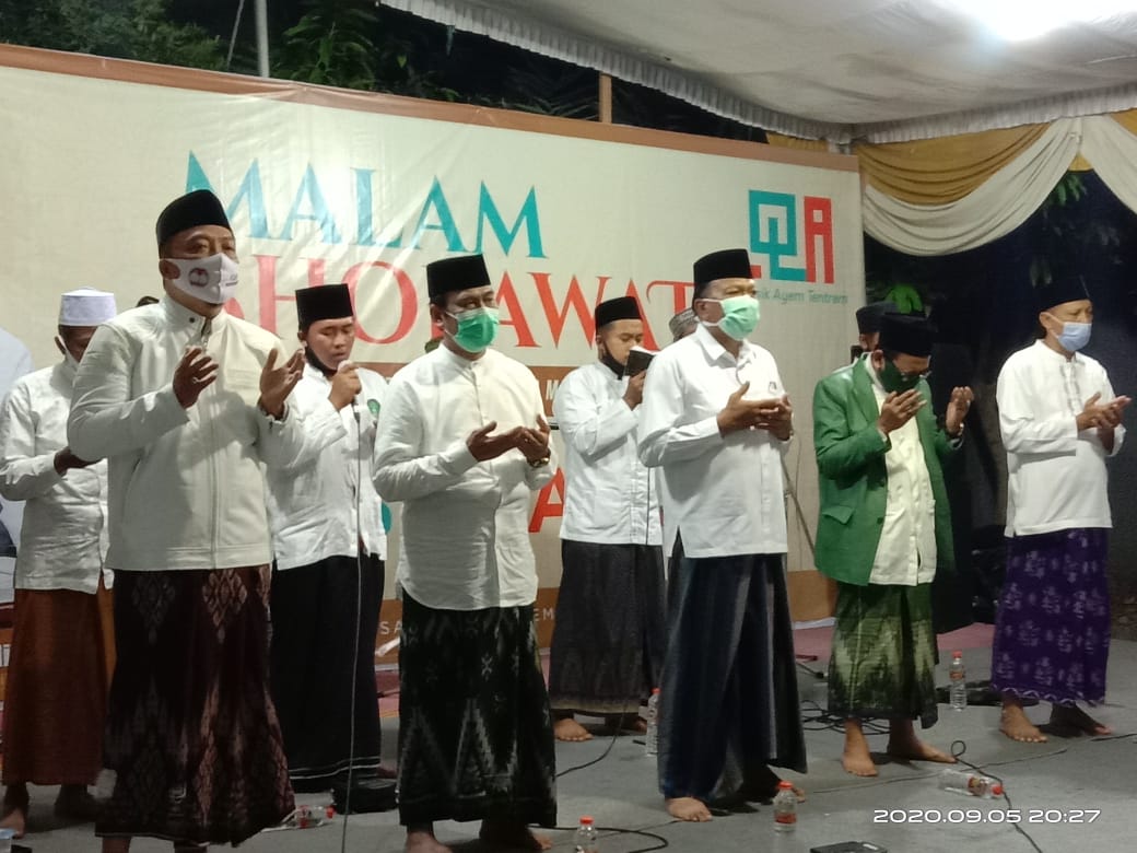 Pasangan Qosim-Alif Gelar Sholawat dan Doa Bersama Menjelang Pendaftaran ke KPU