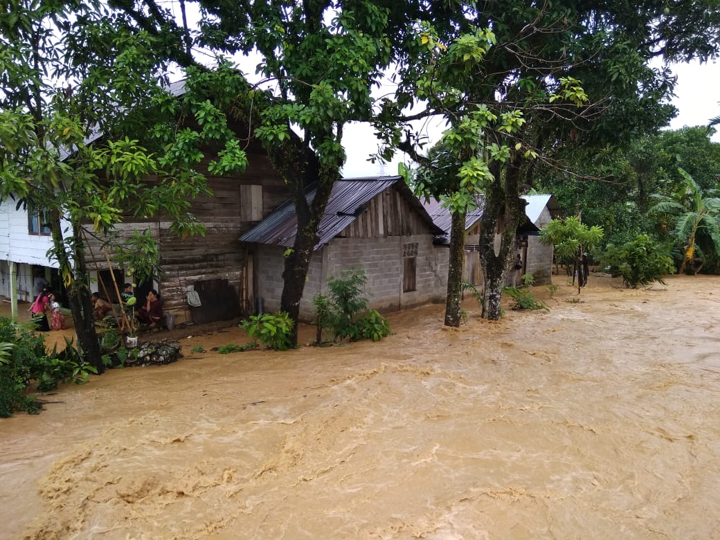 Abdya Diguyur Hujan, 45 Rumah di Keude Manggeng Terendam Banjir