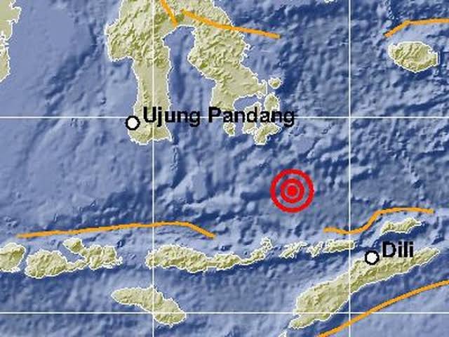 Gempa 5,3 SR Guncang Laut Banda, Tidak Berpotensi Tsunami