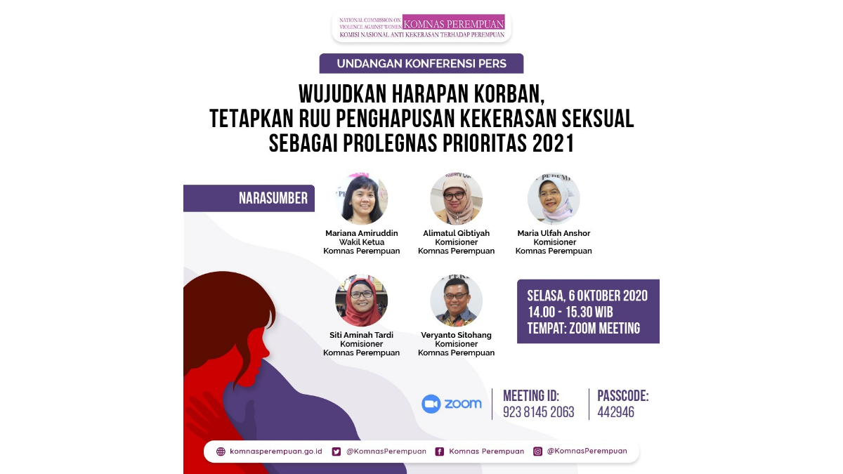 Komnas Perempuan Desak RUU PKS Masuk Prolegnas Prioritas 2021