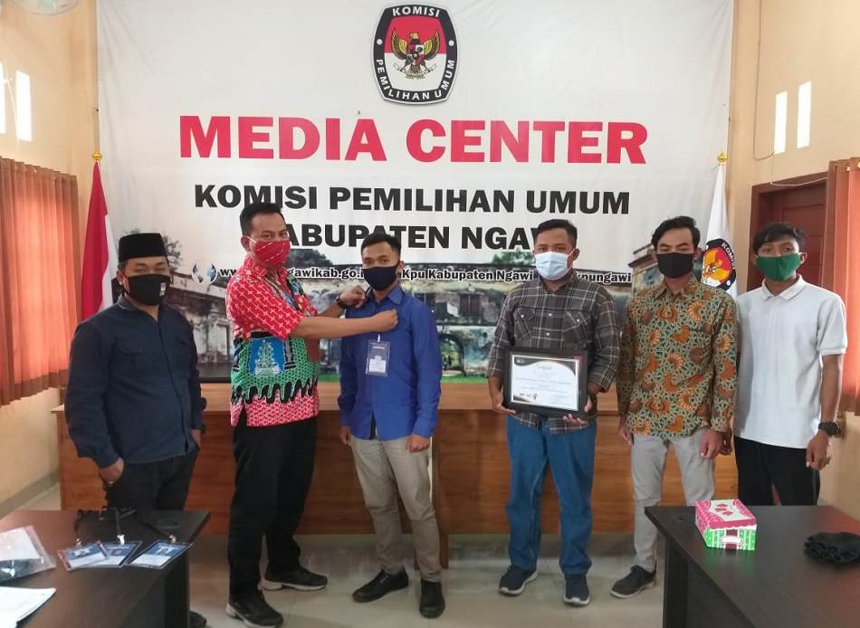 Pemantau Pilkada Tahun 2020 yang Mendaftar ke KPU Kabupaten Ngawi