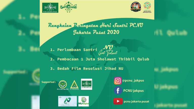 Menjelang Hari Santri, PCNU Jakpus Adakan Perlombaan dan Bedah Film