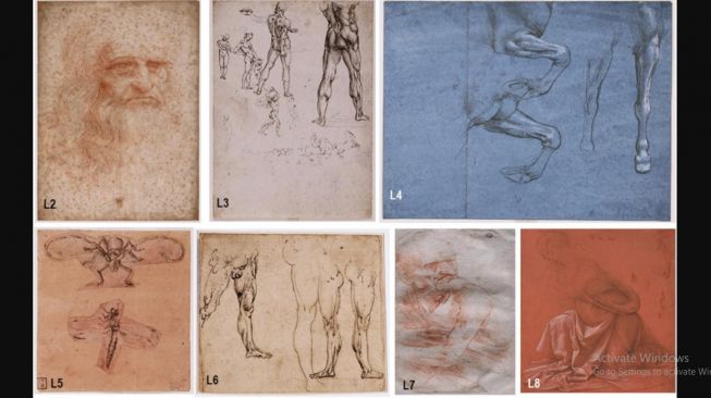 Kolektor Kesenian Lecco Menemukan Sketsa Wajah Yesus Kristus Karya Asli Leonardo Da Vinci