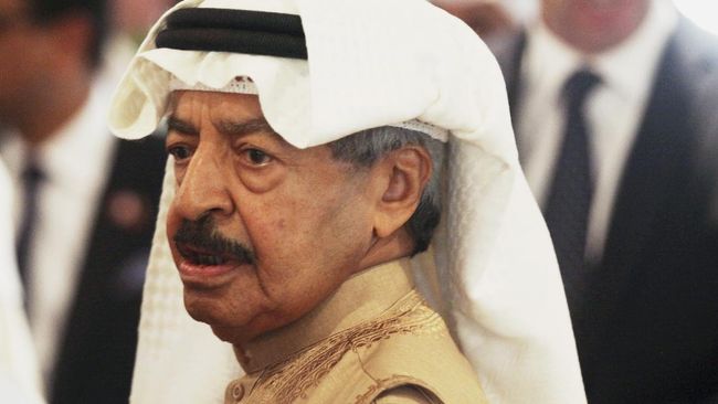 PM Bahrain Pangeran Khalifa Meninggal Dunia di AS
