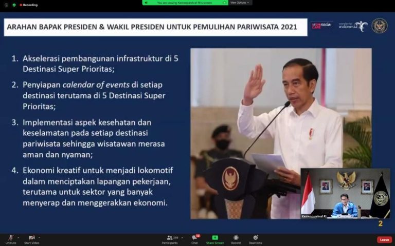 Kemenparekraf Gandeng Pemda Pastikan Aspek Keselamatan Destinasi Wisata