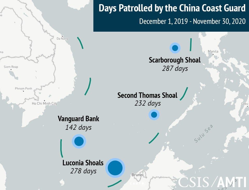 Meski Pandemi, Kapal Penjaga Milik China Tetap Beroperasi di Zona LCS