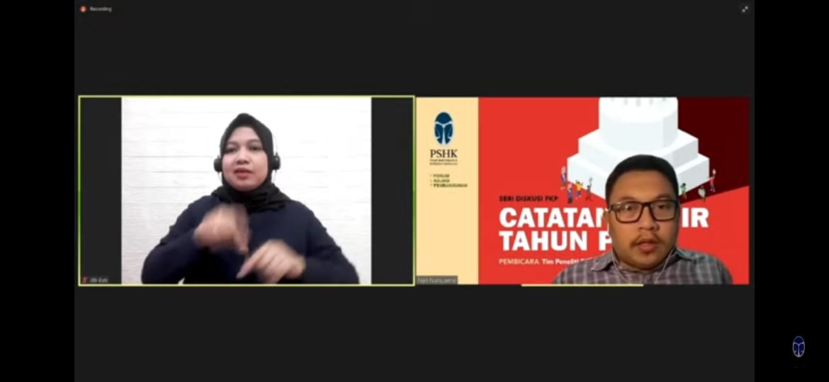 Catatan Akhir Tahun 2020 PSHK: Minim Partisipasi Rentan Represi