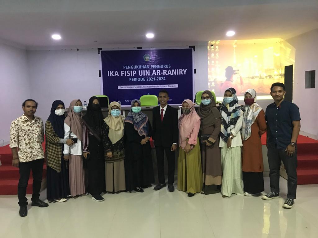 Ikatan Keluarga Alumni FISIP UIN Ar-Raniry Periode 2021-2024 Dilantik