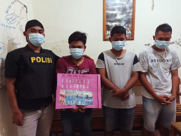 Polisi Grebek Empat Pemuda Asal Bawean Gresik Saat Lagi Asik Pesta Sabu