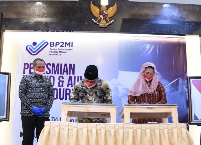 BP2MI Resmikan Masjid dan Aula KH Abdurrahman Wahid